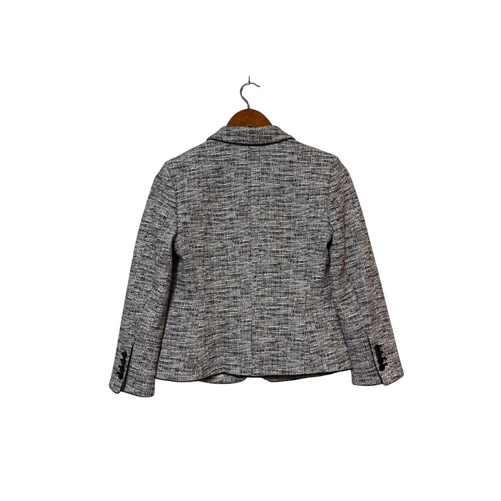 NWT Ann Taylor 2P tweed blazer peplum waist preppy business old money academia - Picture 3 of 6